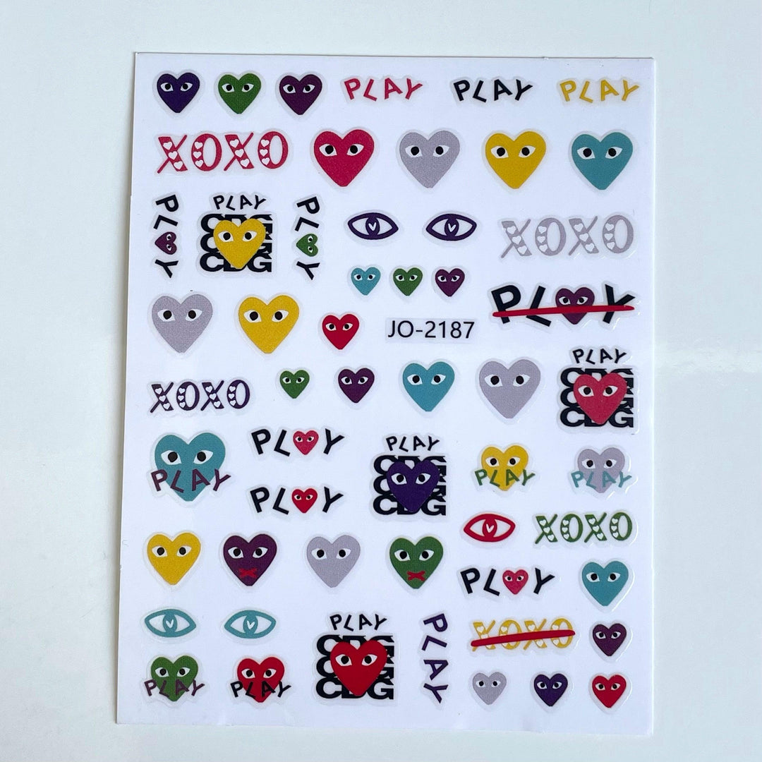 PLAY Nail Art Sticker