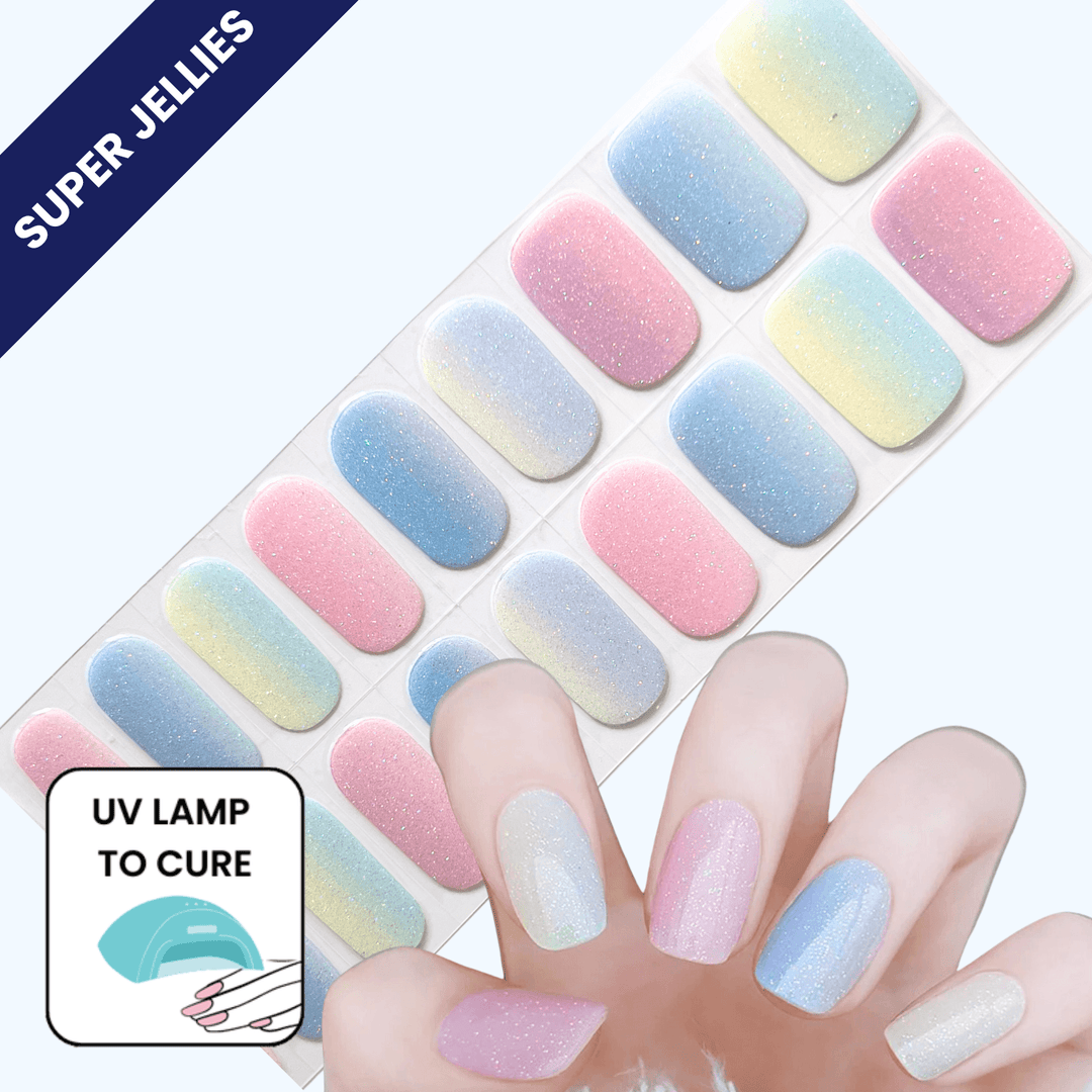 Sweeties | Super Jellies DIY Hard Semi Cured Gel Nail Wraps