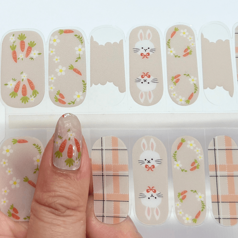 Easter Bunny | Jellies DIY Soft Semi Cured Gel Nail Wraps