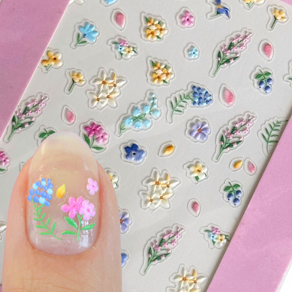 More Florals Nail Art Sticker