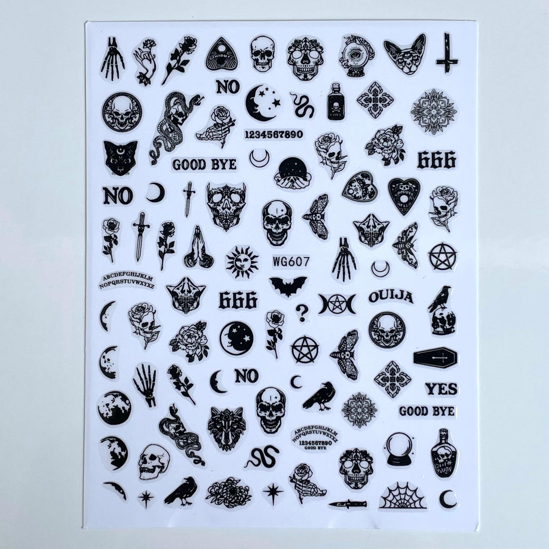 Punk PLAY Nail Art Sticker