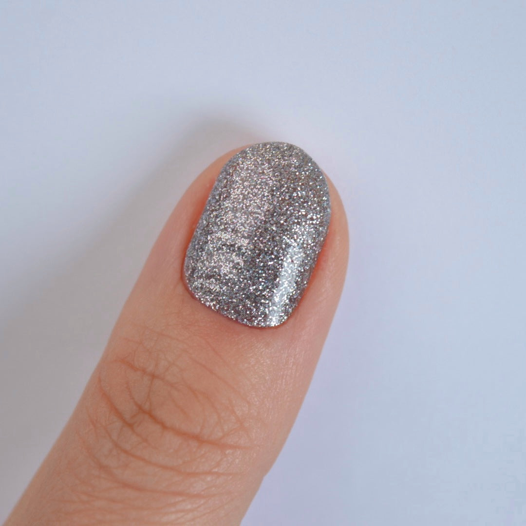 Sapphire (NO PACKAGING)  | Glitter Gradient Nail Polish Wrap