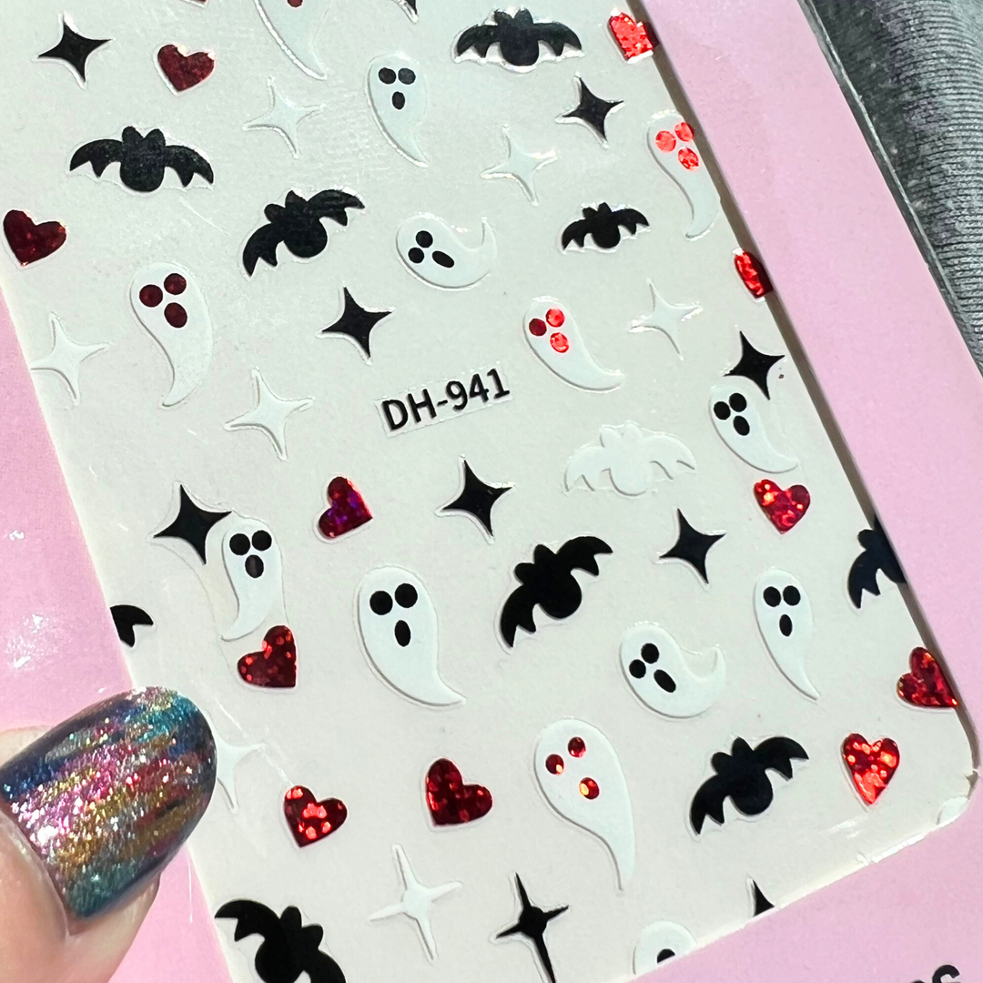 Scary PLAY Nail Art Sticker
