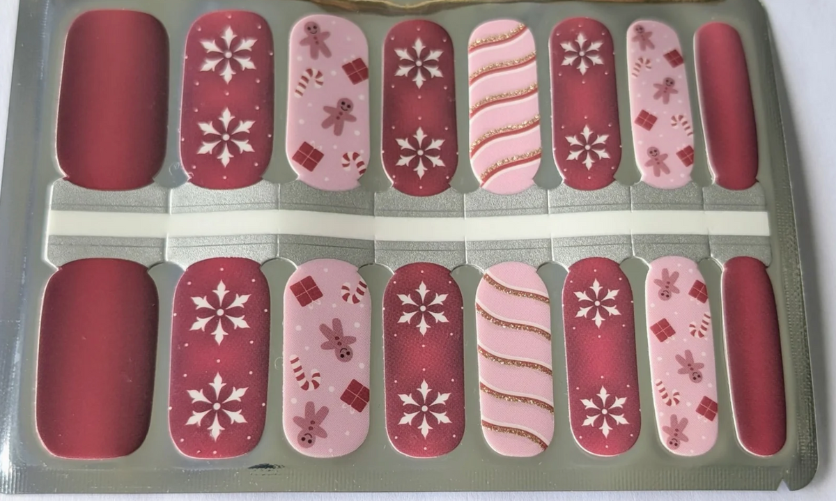 Christmas Eve Christmas nail wraps