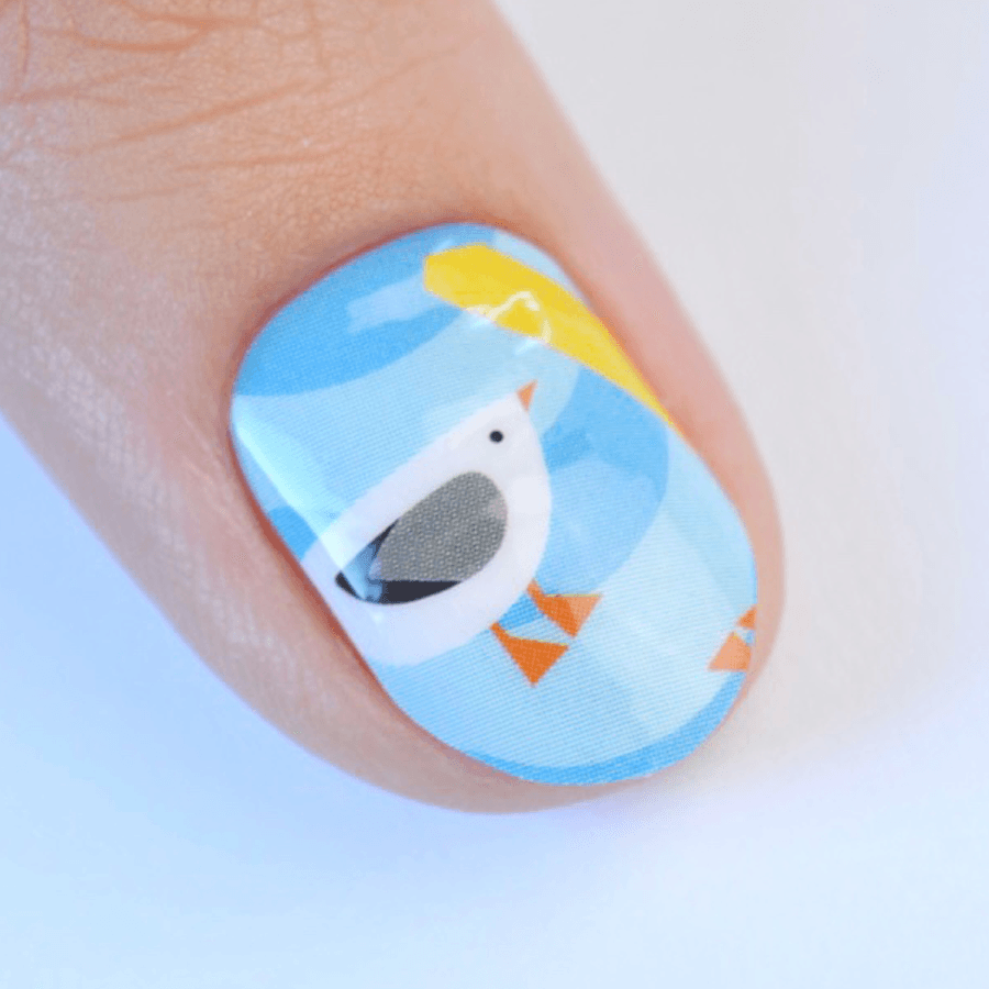 Seagulls Aussie Summer Nail Wrap Collab