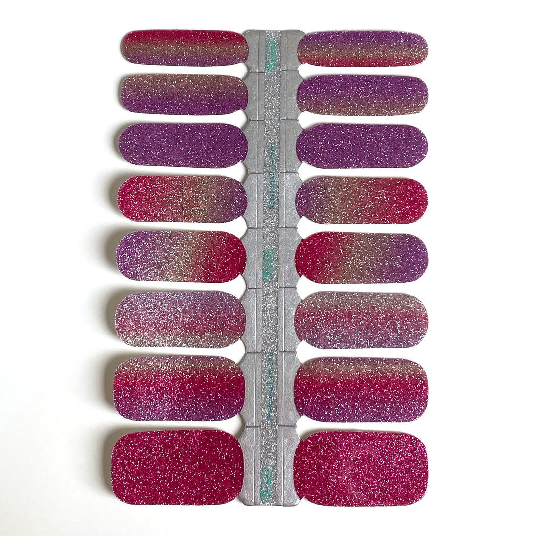 Serena | Glitter Gradient Nail Polish Wrap