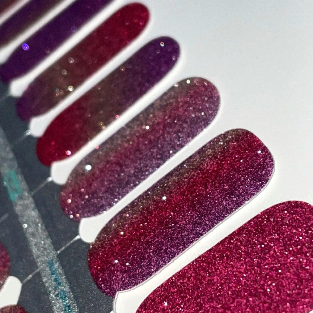Serena | Glitter Gradient Nail Polish Wrap