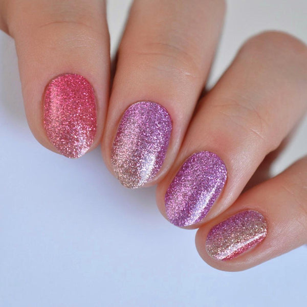 Serena | Glitter Gradient Nail Polish Wrap