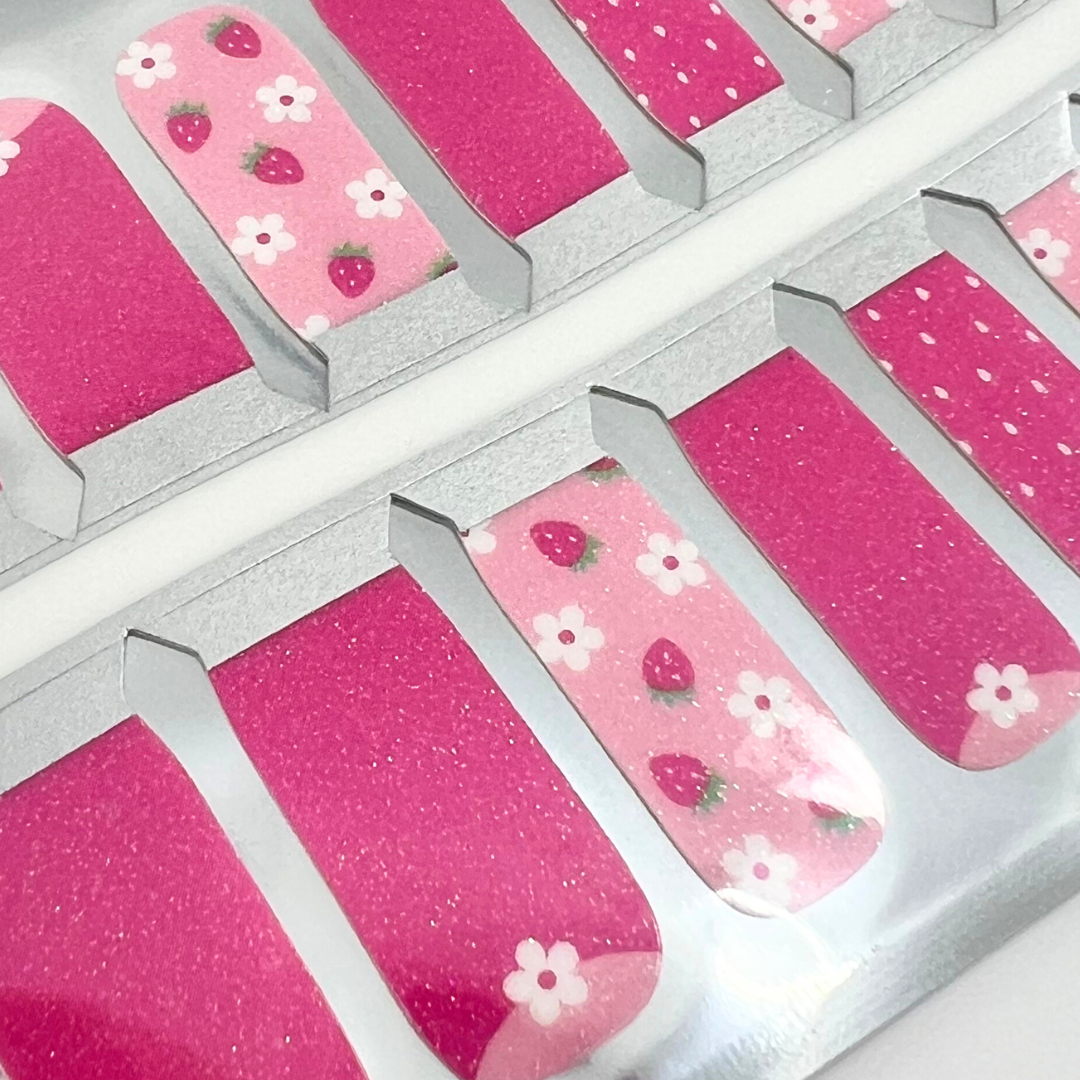KIDS Strawberry Milk | Nail Polish Wraps