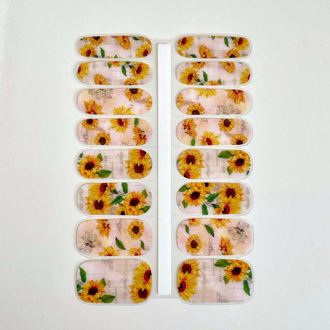 Sunflower | Jellies DIY Soft Semi Cured Gel Nail Wraps
