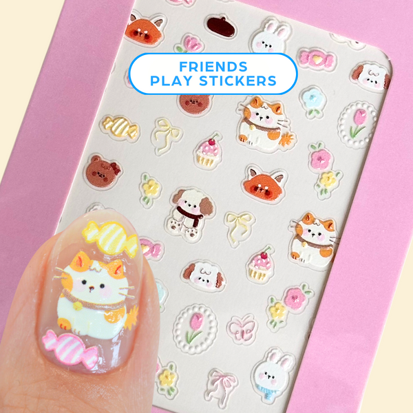 Friends PLAY Nail Art Sticker