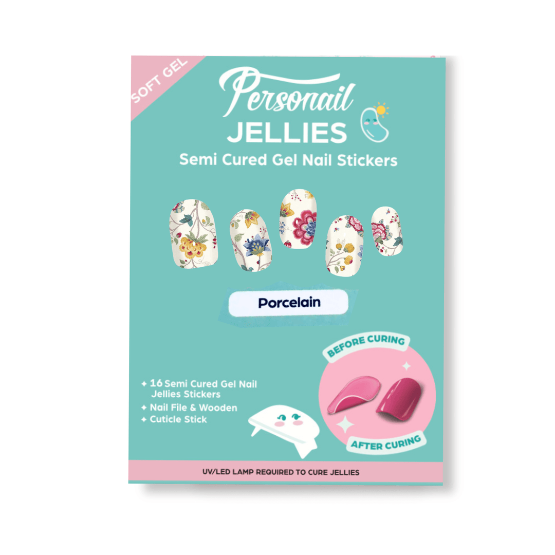 Porcelain | Jellies DIY Soft Semi Cured Gel Nail Wraps