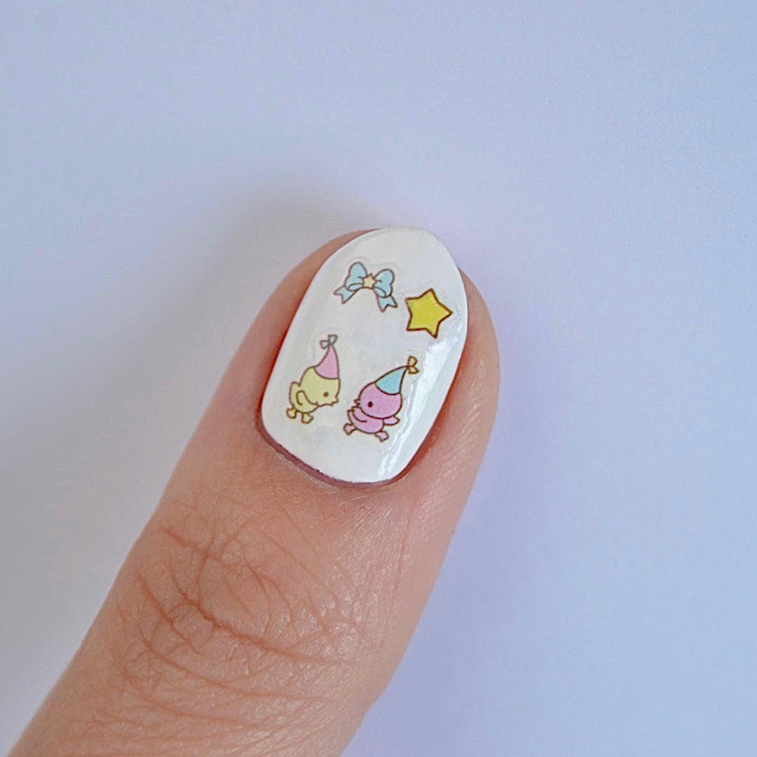 Twin Star PLAY Nail Art Sticker
