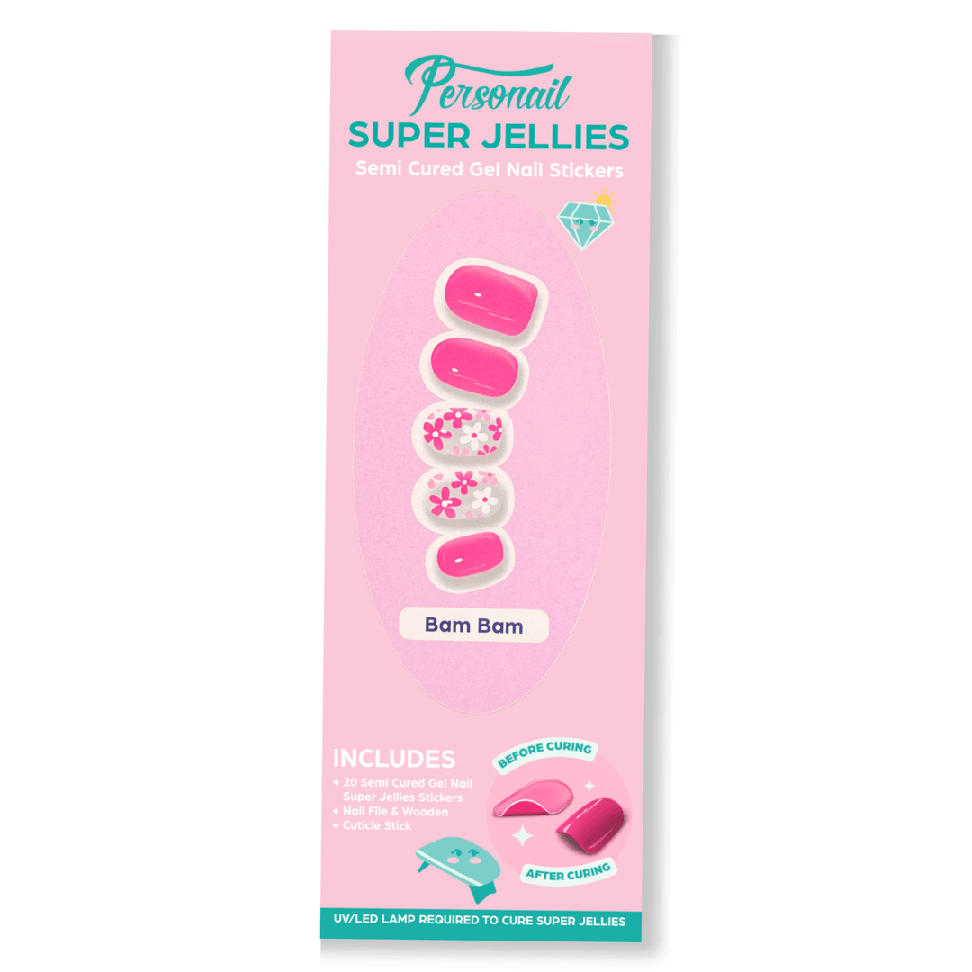 Bam Bam | Super Jellies DIY Hard Semi Cured Gel Nail Wraps