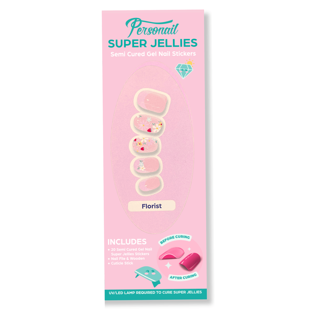 Florist | Super Jellies DIY Hard Semi Cured Gel Nail Wraps