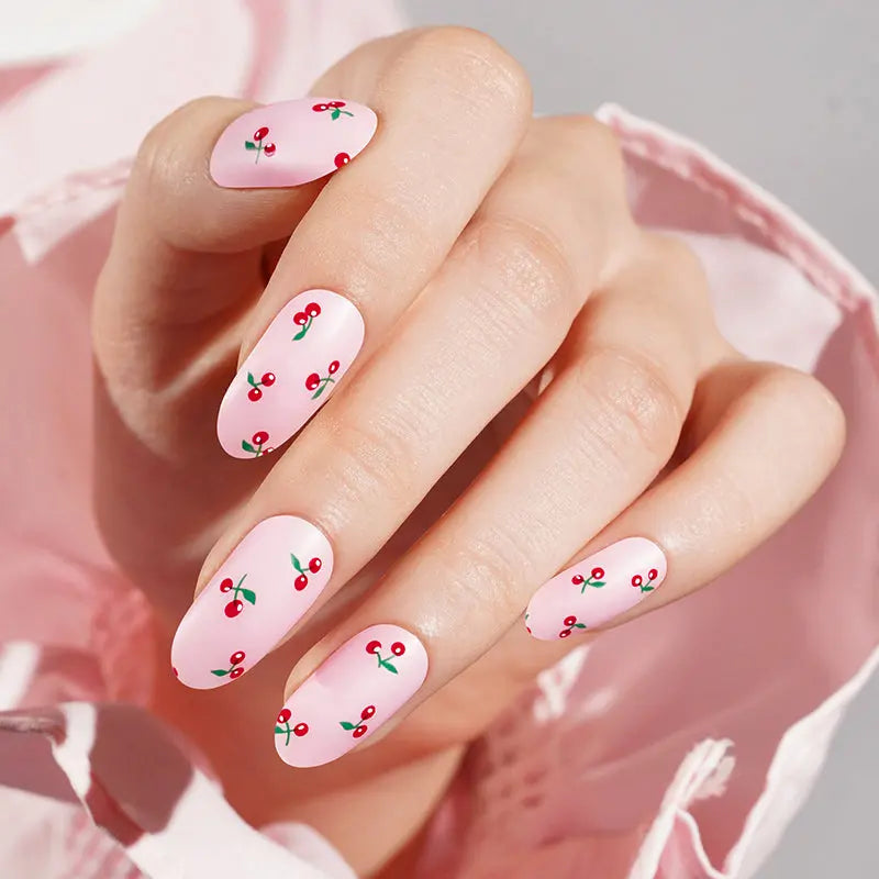 Cherry Ripe | Super Jellies DIY Hard Semi Cured Gel Nail Wraps