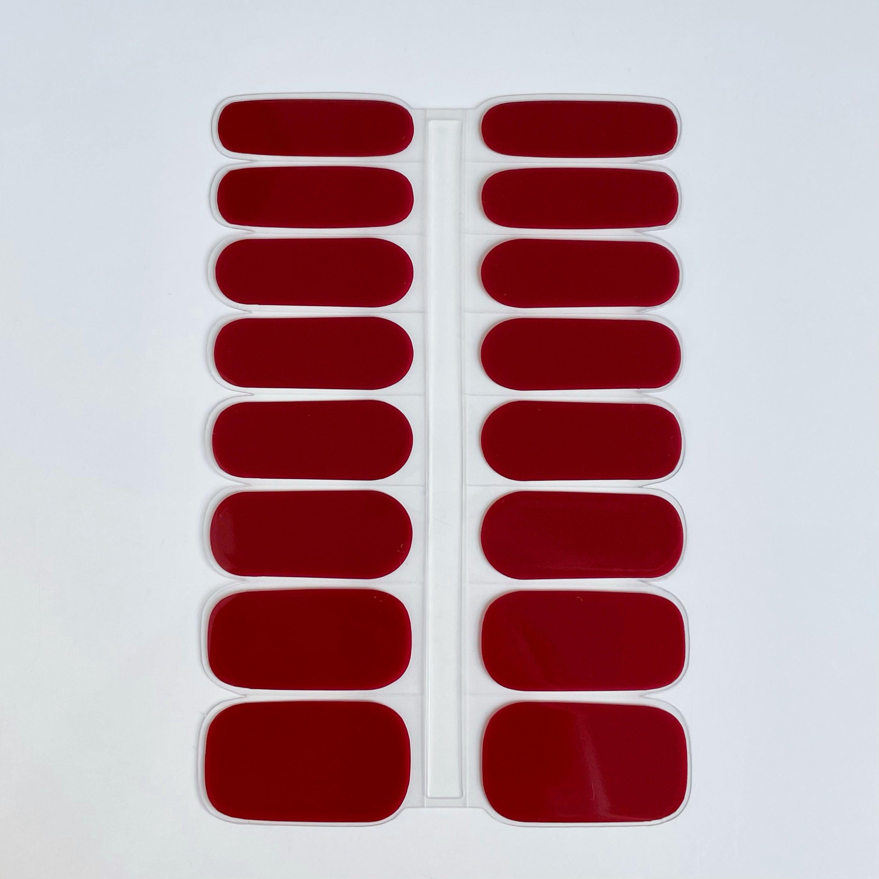 Wine | Jellies DIY Soft Semi Cured Gel Nail Wraps