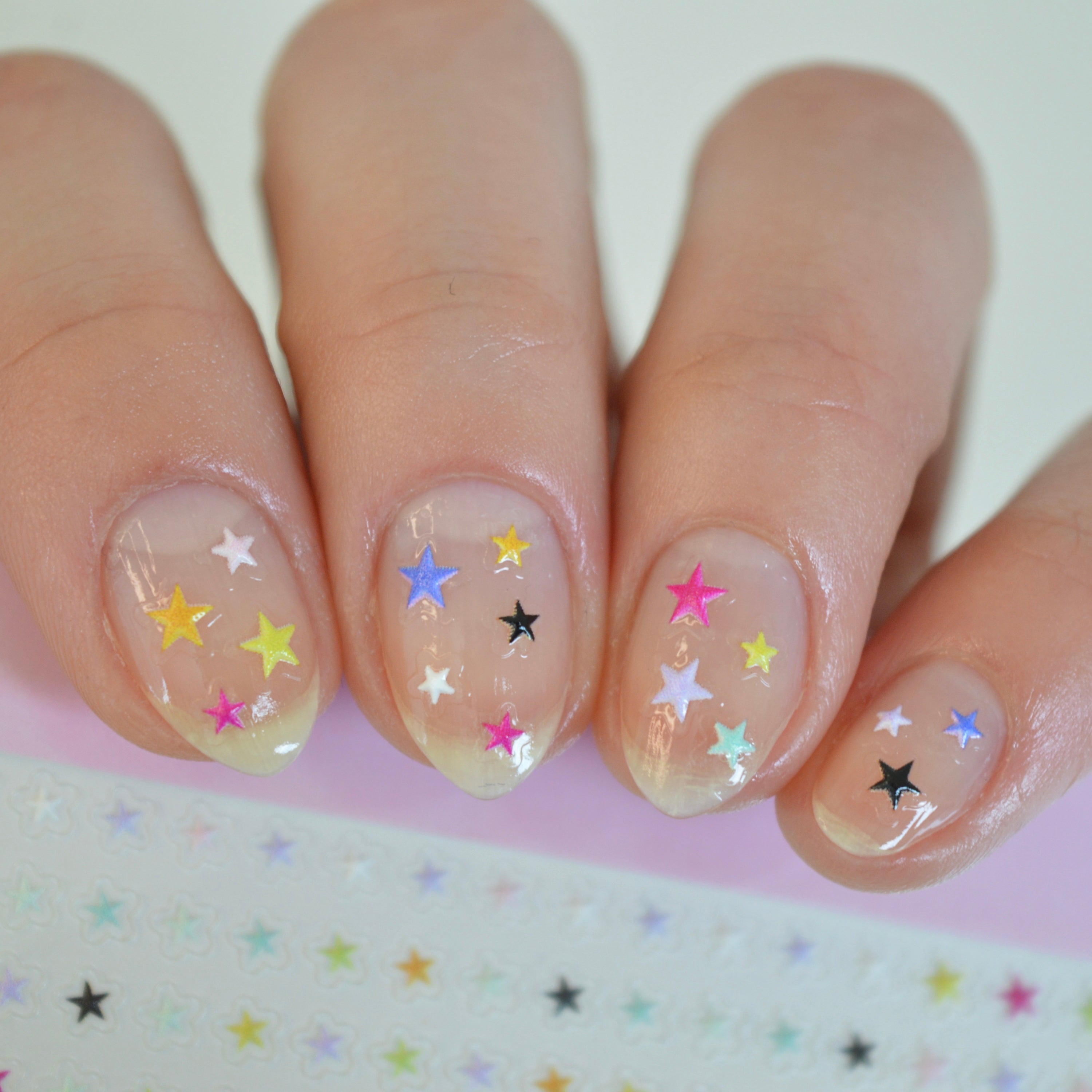 Alternative Stars PLAY Nail Art Sticker