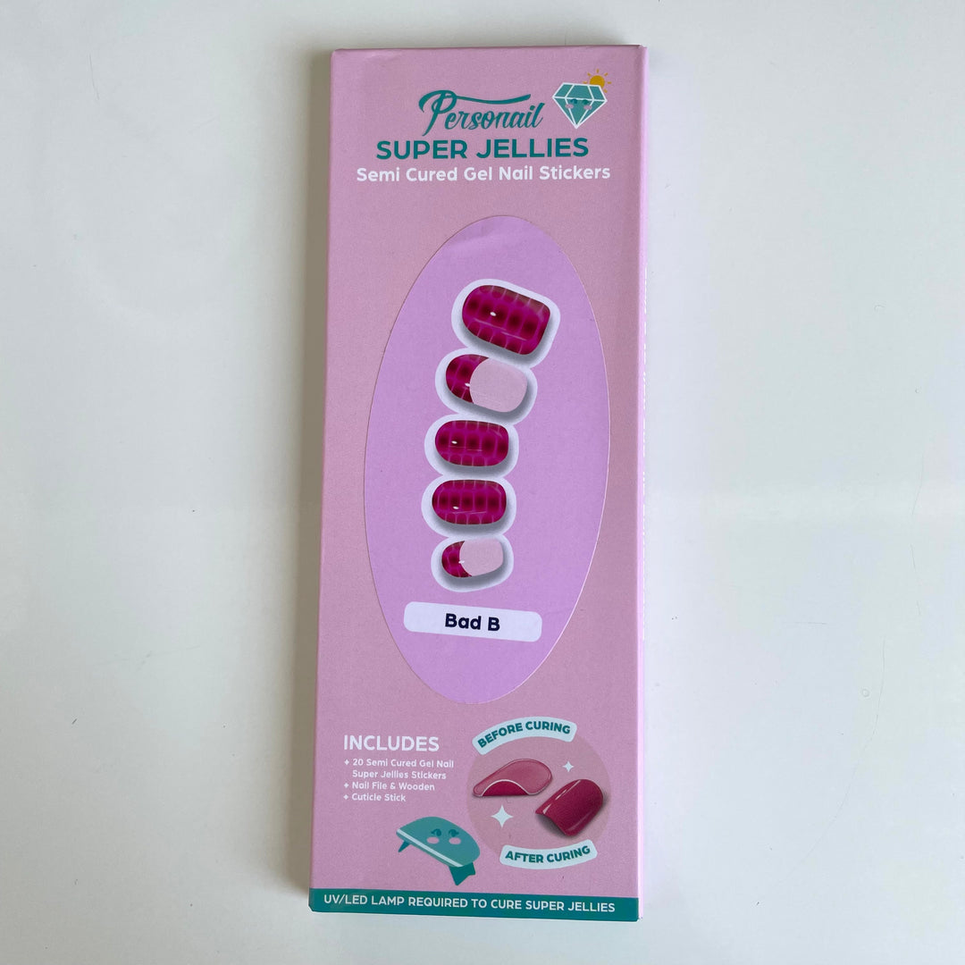 Bad B | Super Jellies DIY Hard Semi Cured Gel Nail Wraps