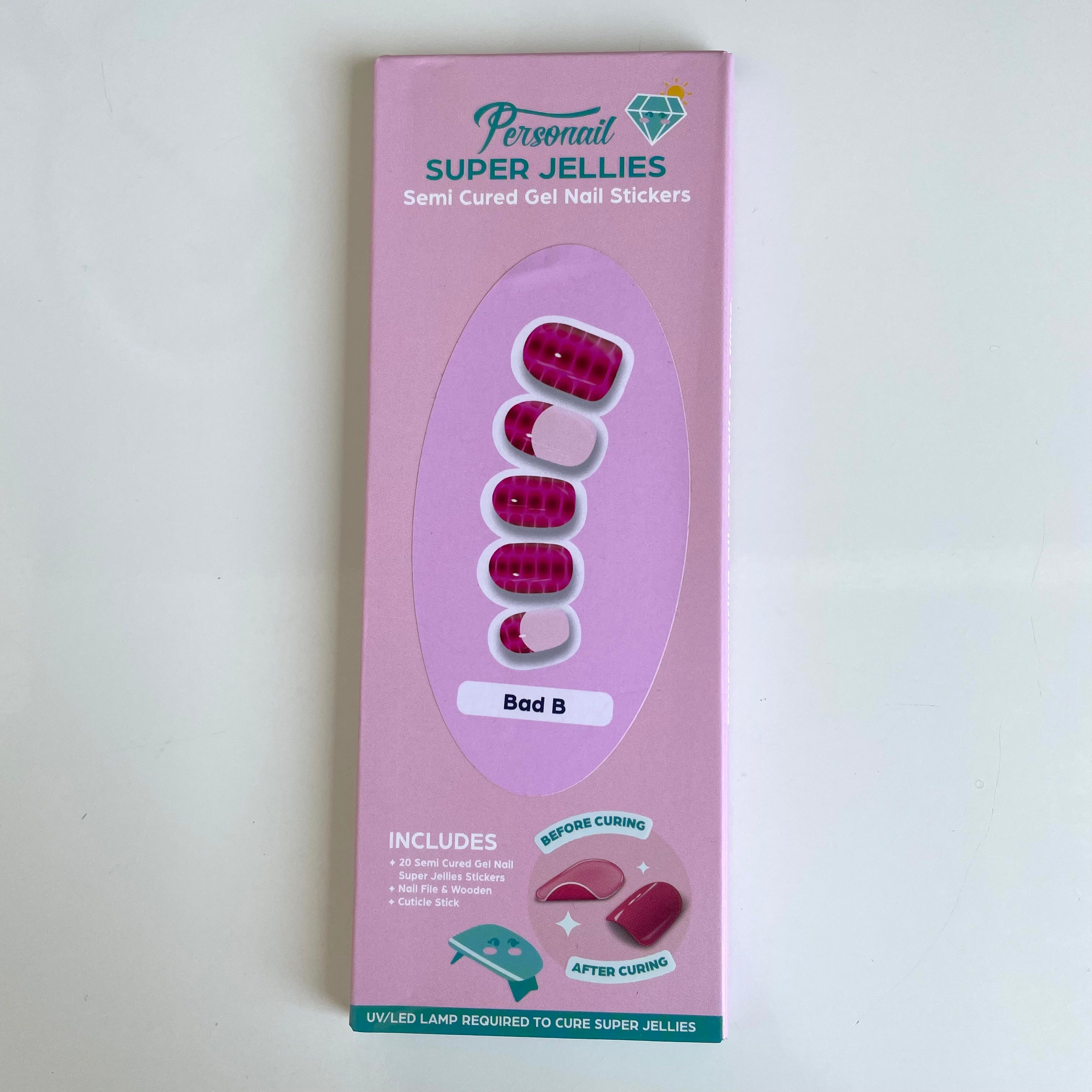 Bad B | Super Jellies DIY Hard Semi Cured Gel Nail Wraps