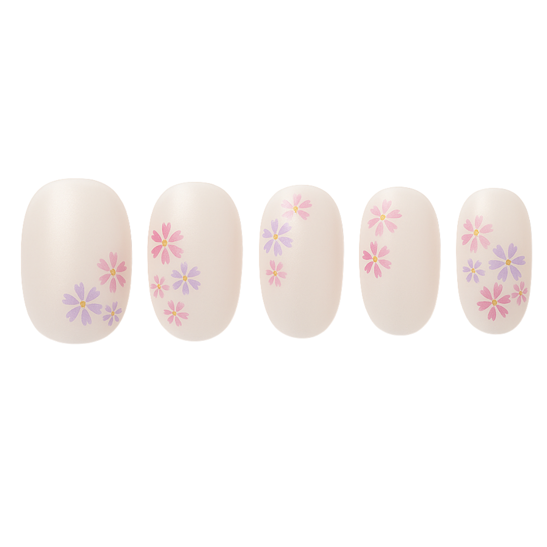 Birthday Flowers | Super Jellies DIY Hard Semi Cured Gel Nail Wraps