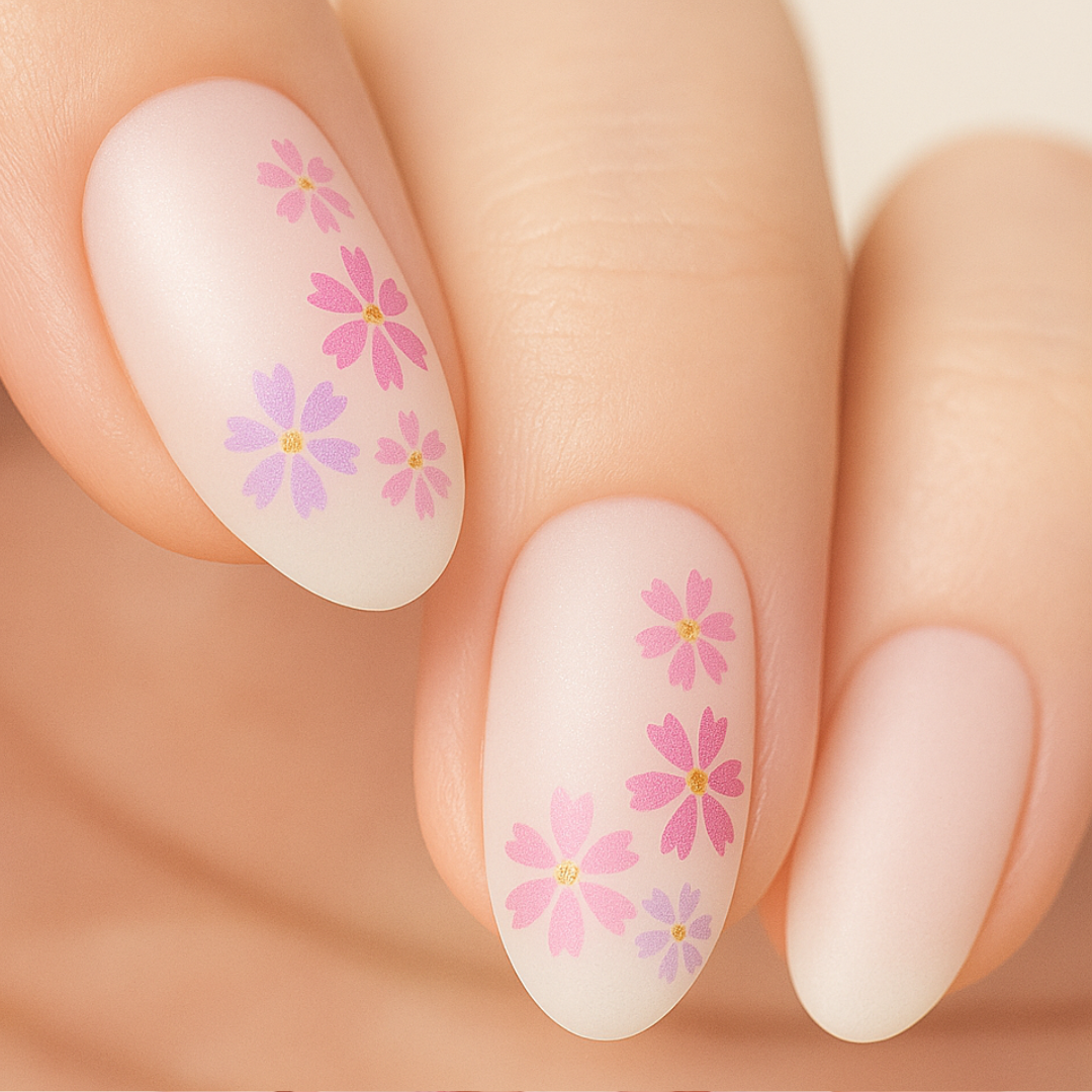 Birthday Flowers | Super Jellies DIY Hard Semi Cured Gel Nail Wraps