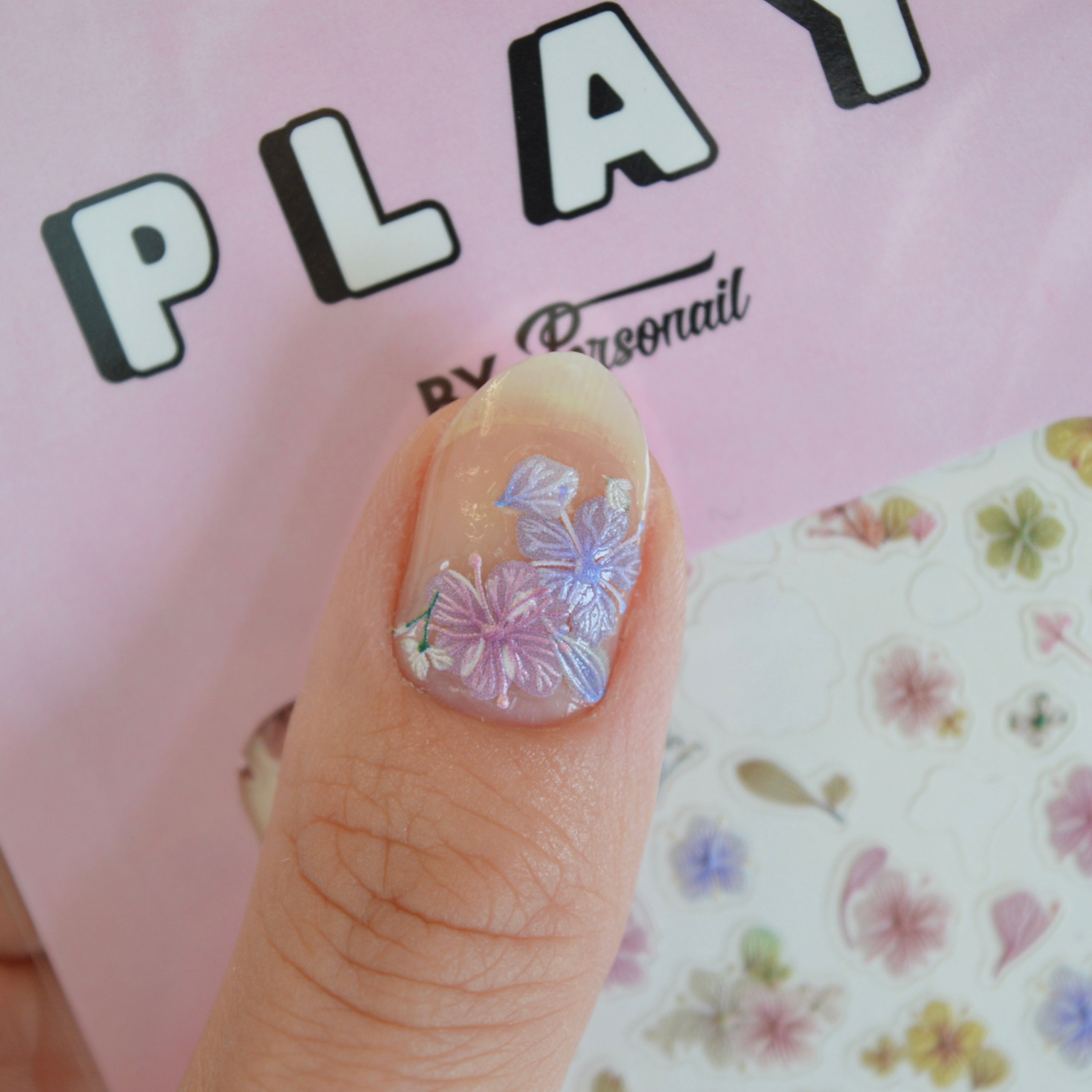 Book Club Nail Art Sticker