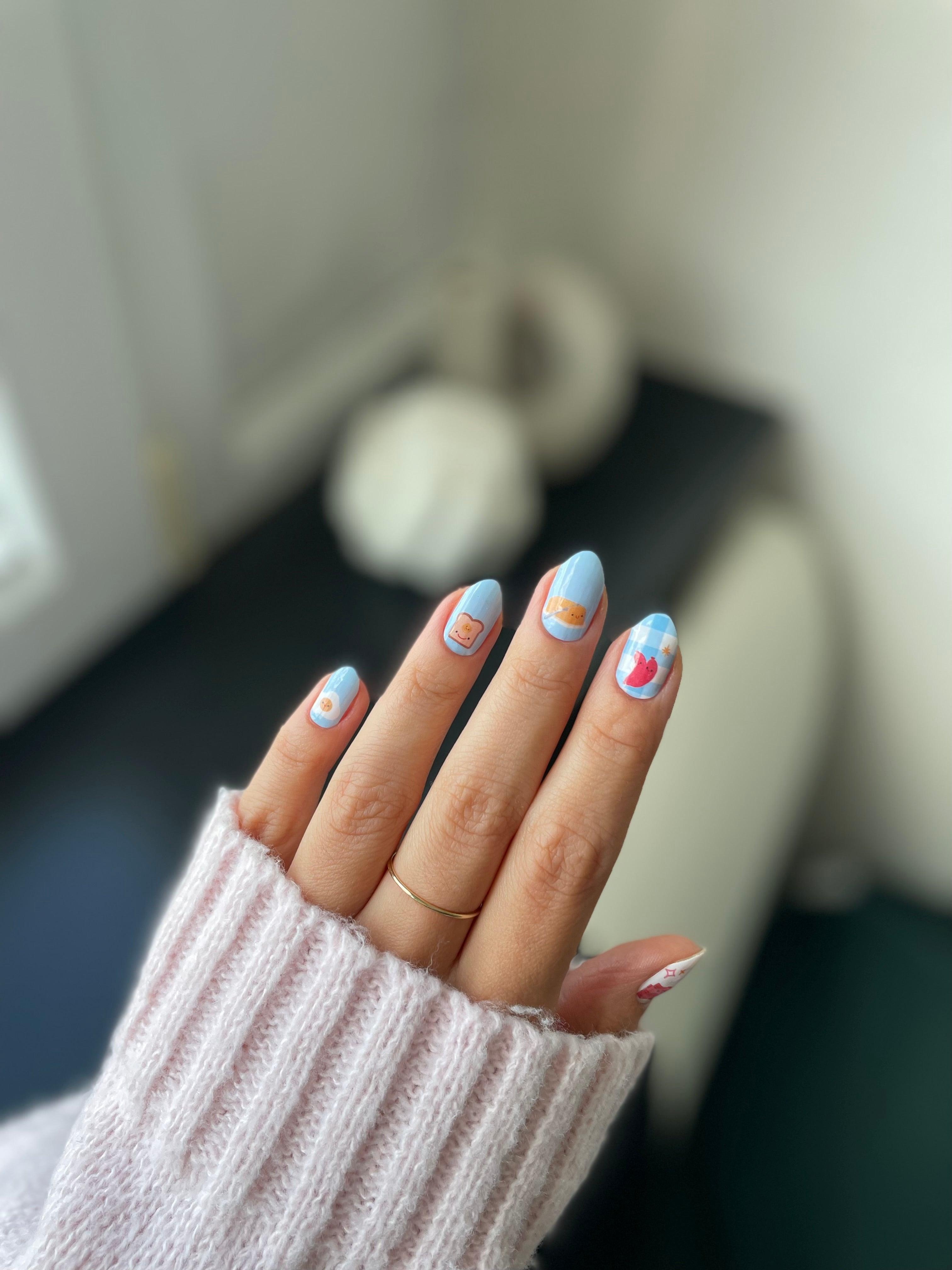 Breakfast | Jess The Chen Collab Nail Polish Wrap