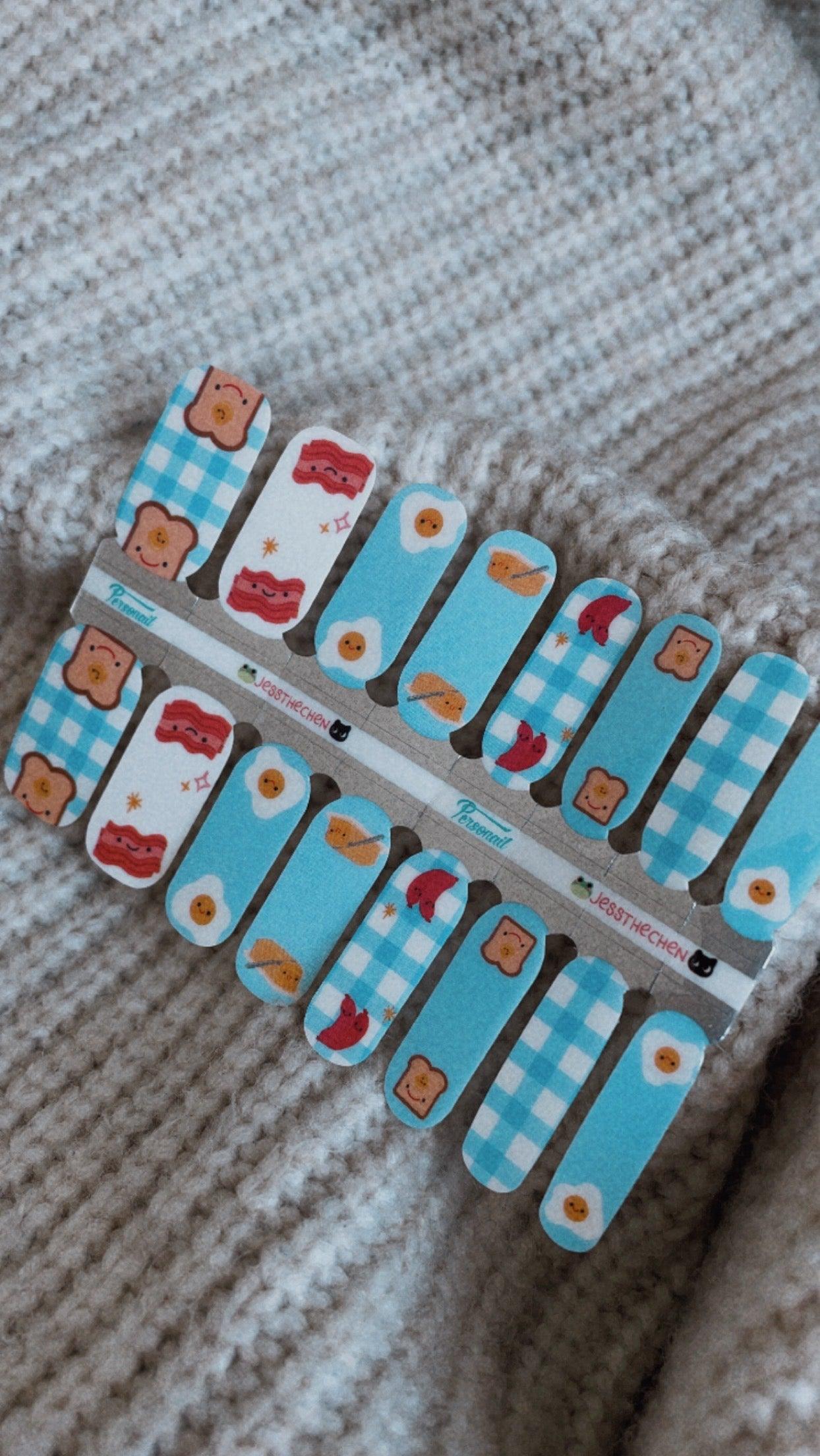 Breakfast | Jess The Chen Collab Nail Polish Wrap