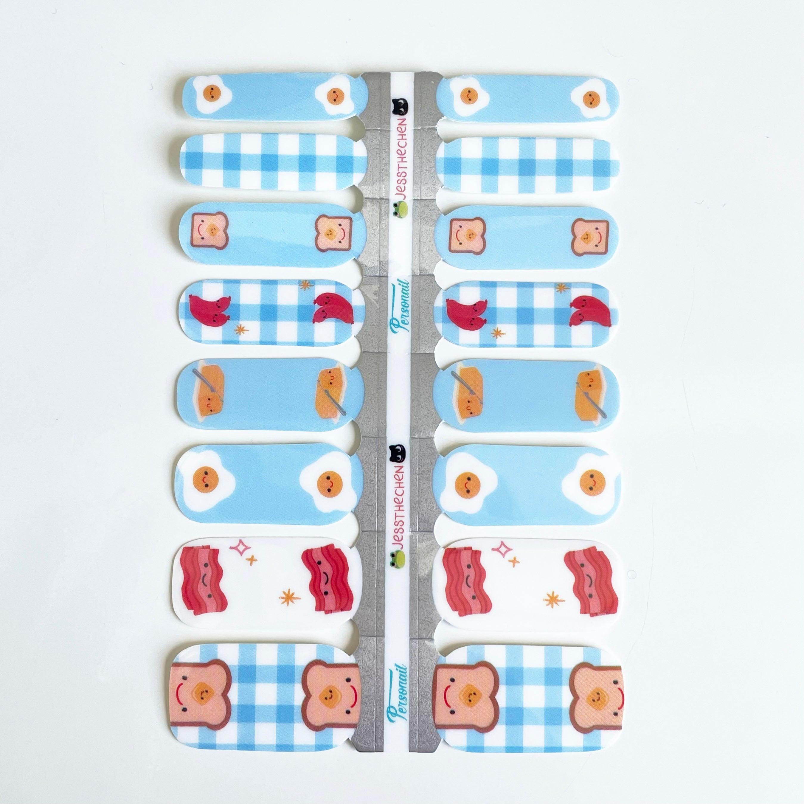 Breakfast | Jess The Chen Collab Nail Polish Wrap