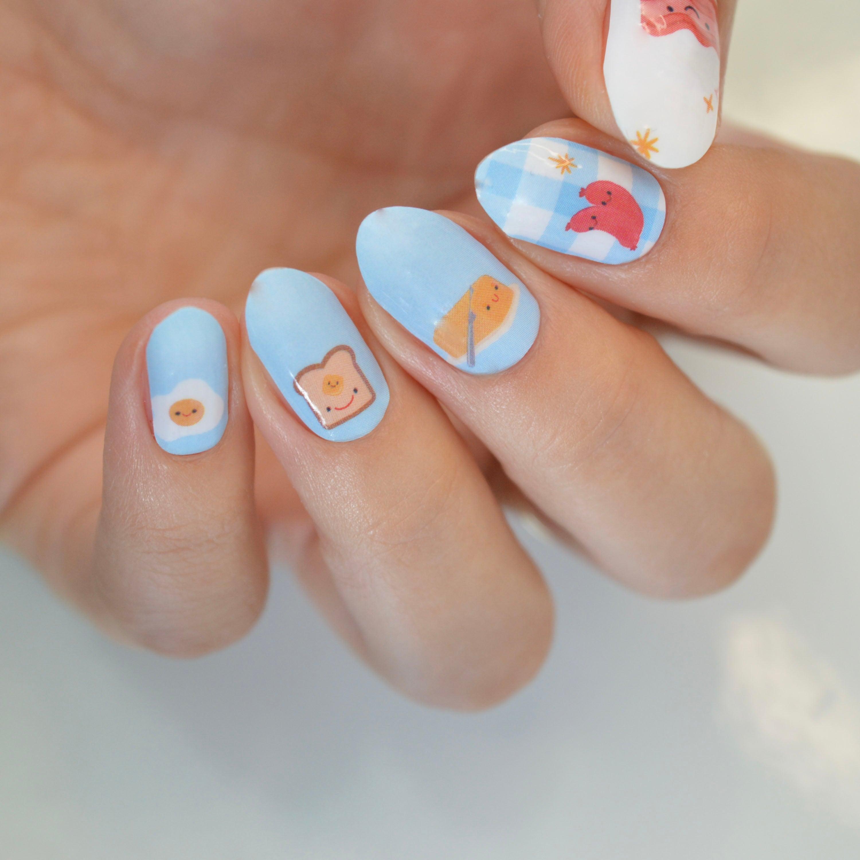 Breakfast | Jess The Chen Collab Nail Polish Wrap