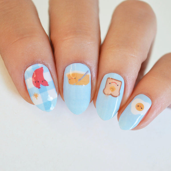Breakfast | Jess The Chen Collab Nail Polish Wrap