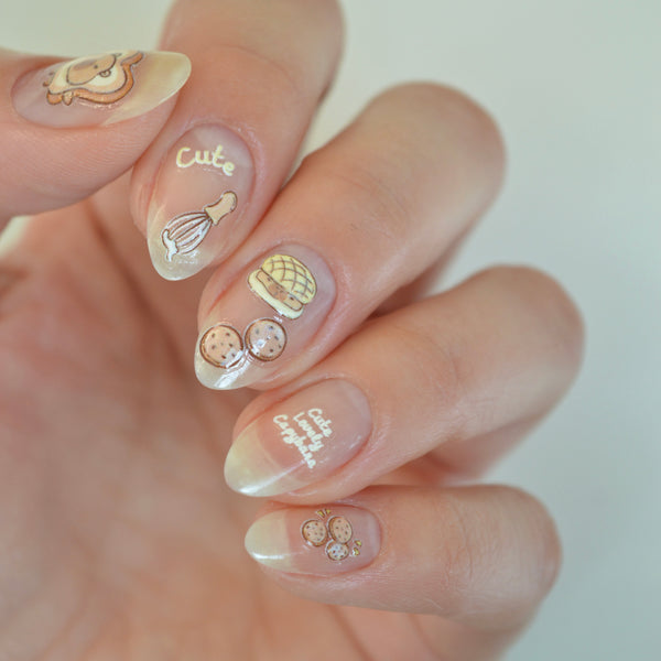 Capybara PLAY Nail Art Sticker