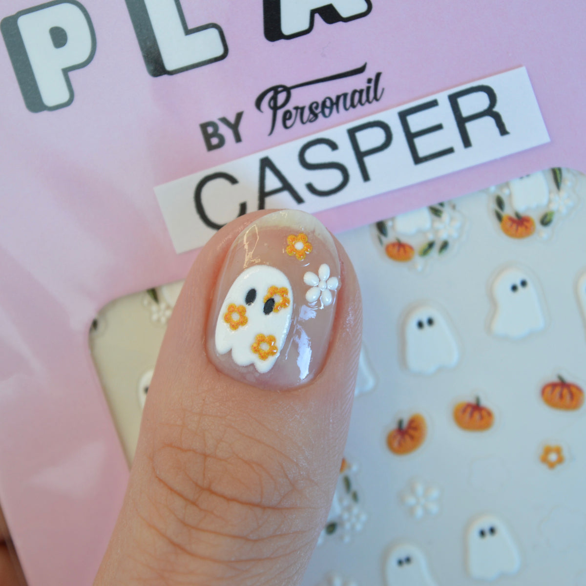 Casper PLAY Nail Art Sticker