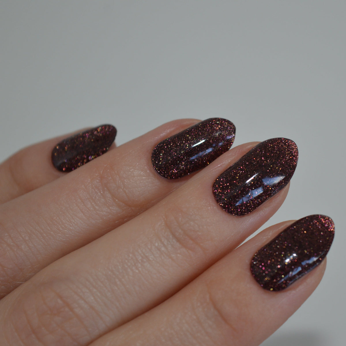 Cat Eye Brown | Super Jellies DIY Hard Semi Cured Gel Nail Wraps