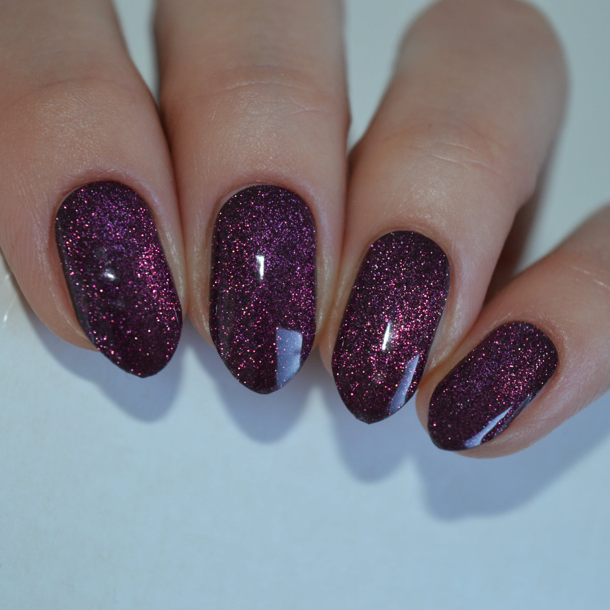 Cat Eye Maroon | Super Jellies DIY Hard Semi Cured Gel Nail Wraps