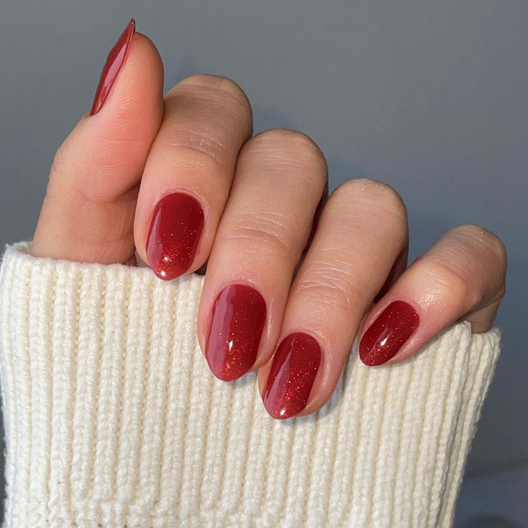 Cat Eye (Red) | Super Jellies DIY Hard Semi Cured Gel Nail Wraps