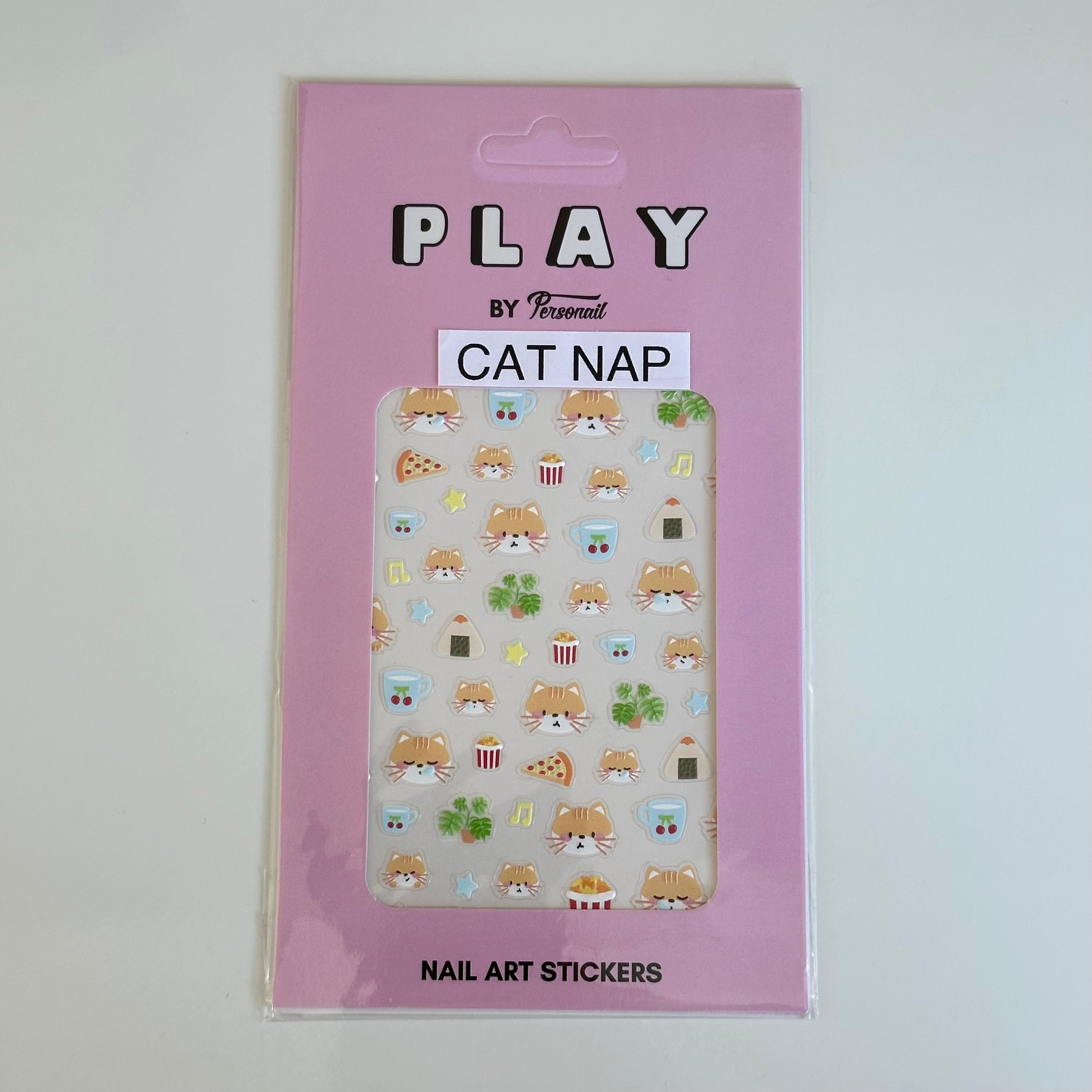 Cat Nap PLAY Nail Art Sticker