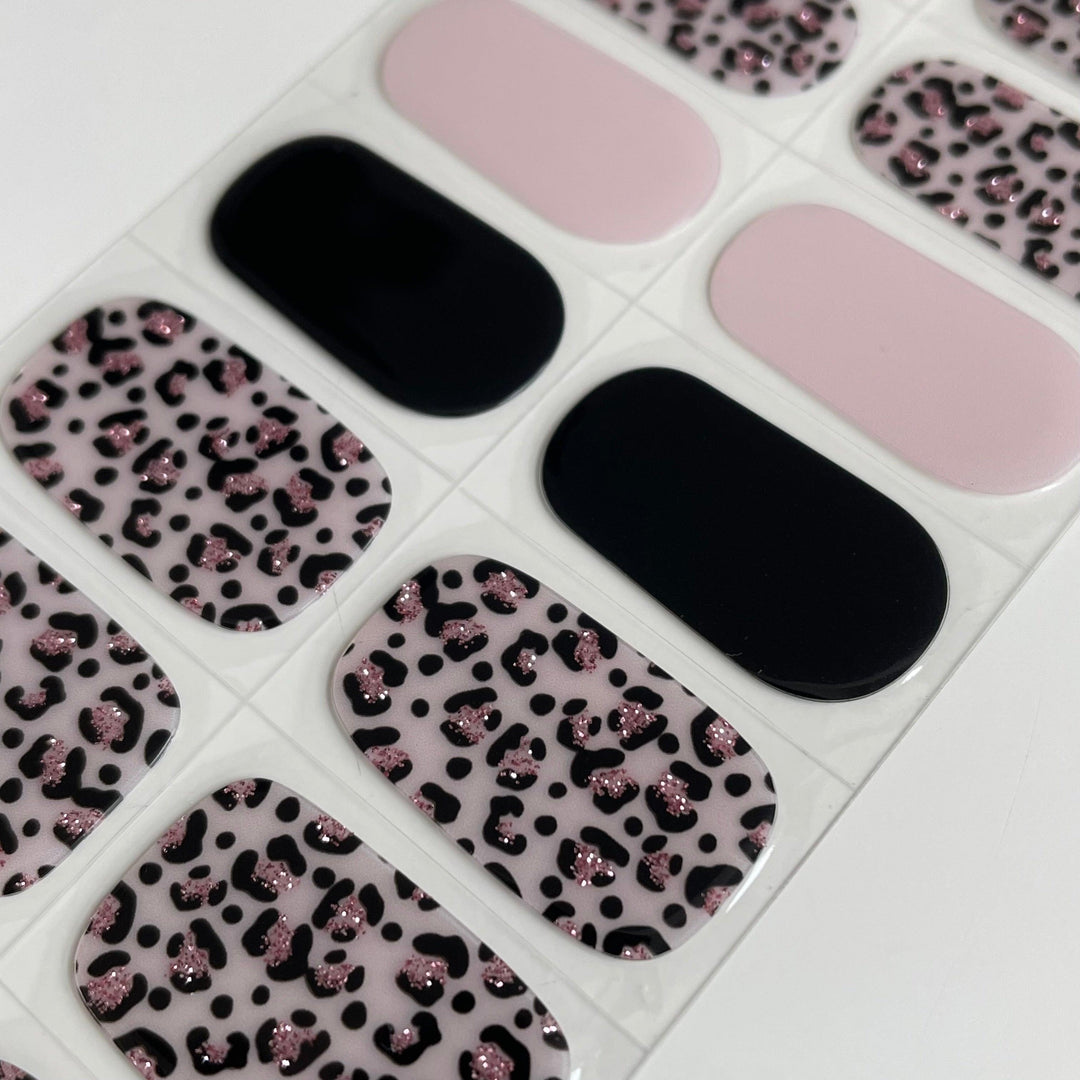 Cheetah GIrl | Super Jellies DIY Hard Semi Cured Gel Nail Wraps