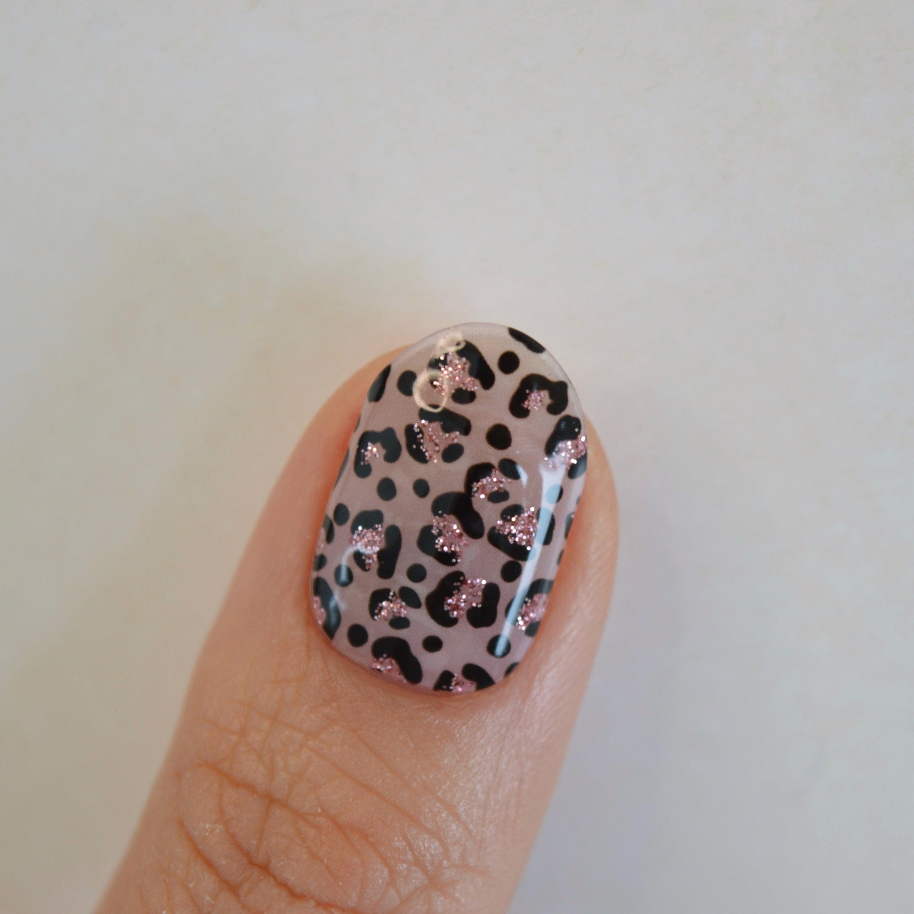 Cheetah Girl | Super Jellies DIY Hard Semi Cured Gel Nail Wraps