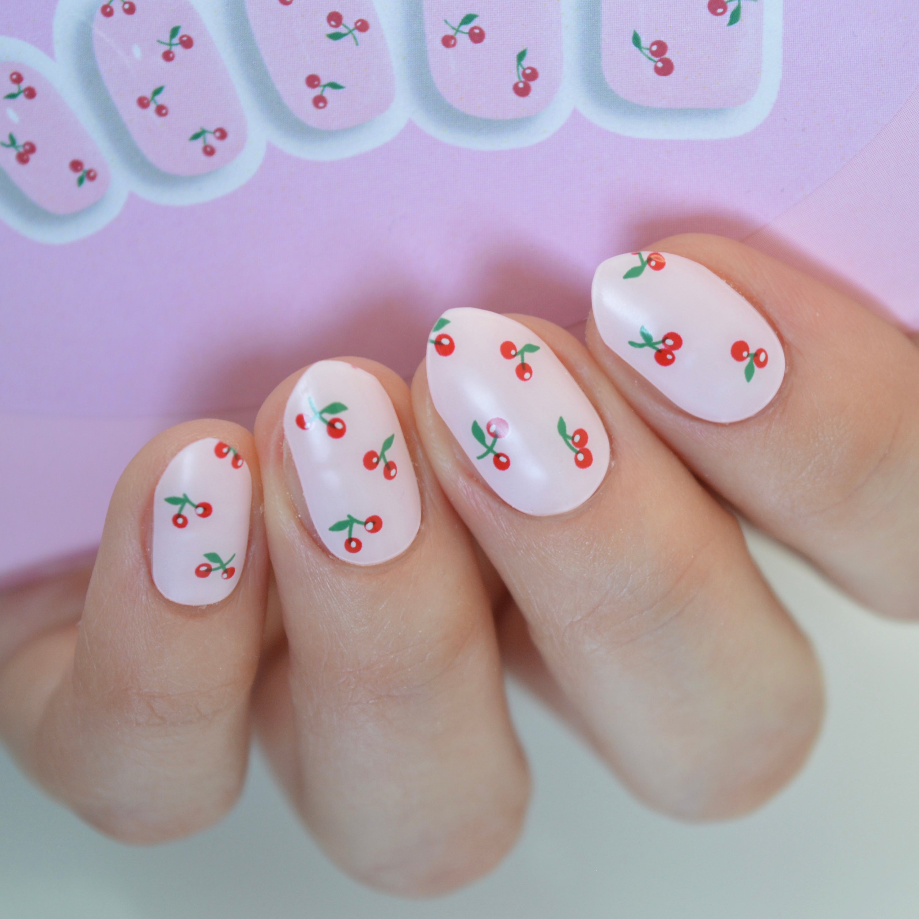 Cherry Ripe | Super Jellies DIY Hard Semi Cured Gel Nail Wraps