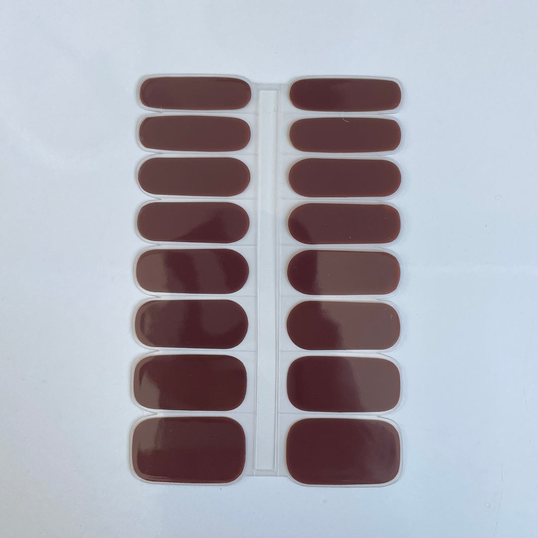 Chocolate | Jellies DIY Soft Semi Cured Gel Nail Wraps