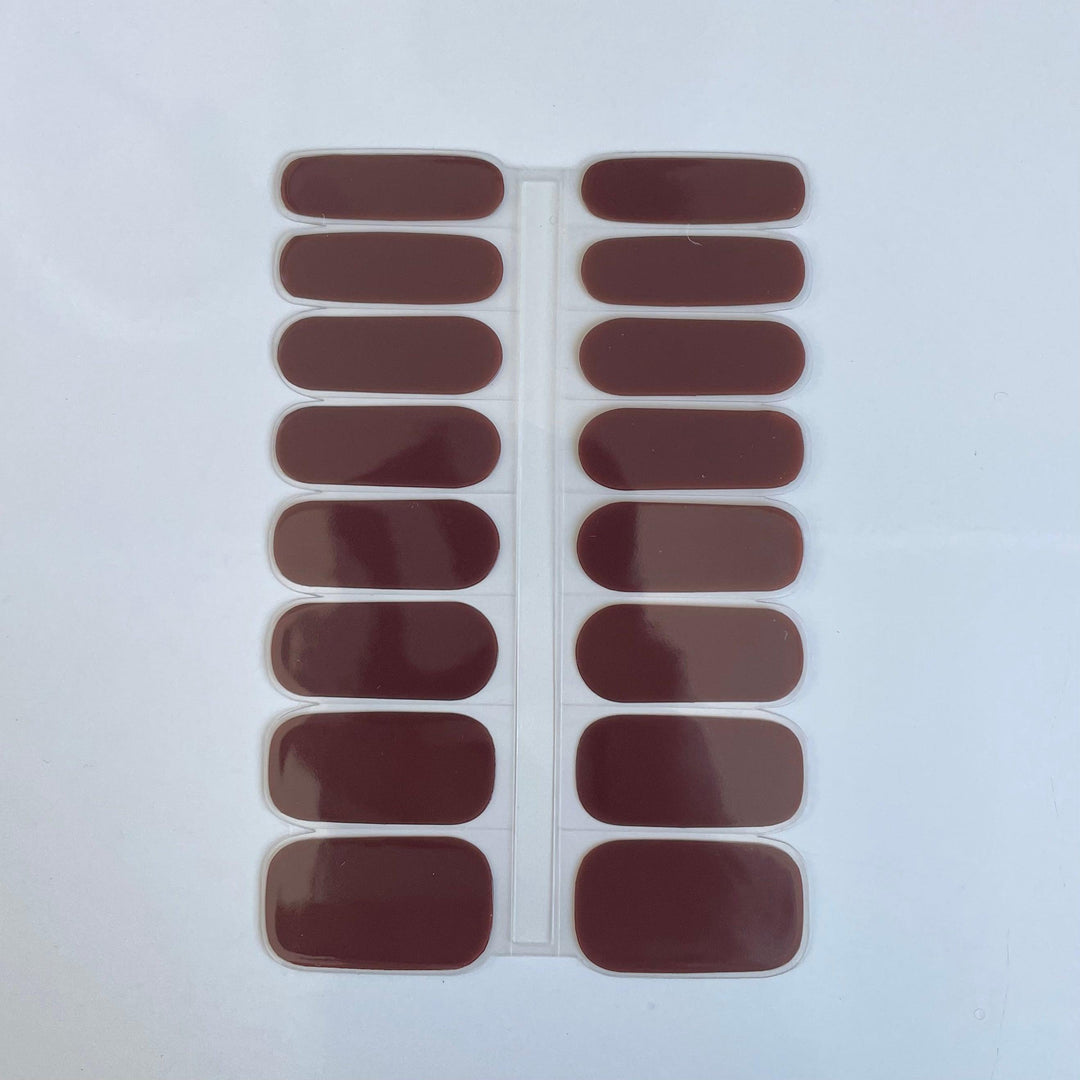 Chocolate | Jellies DIY Soft Semi Cured Gel Nail Wraps