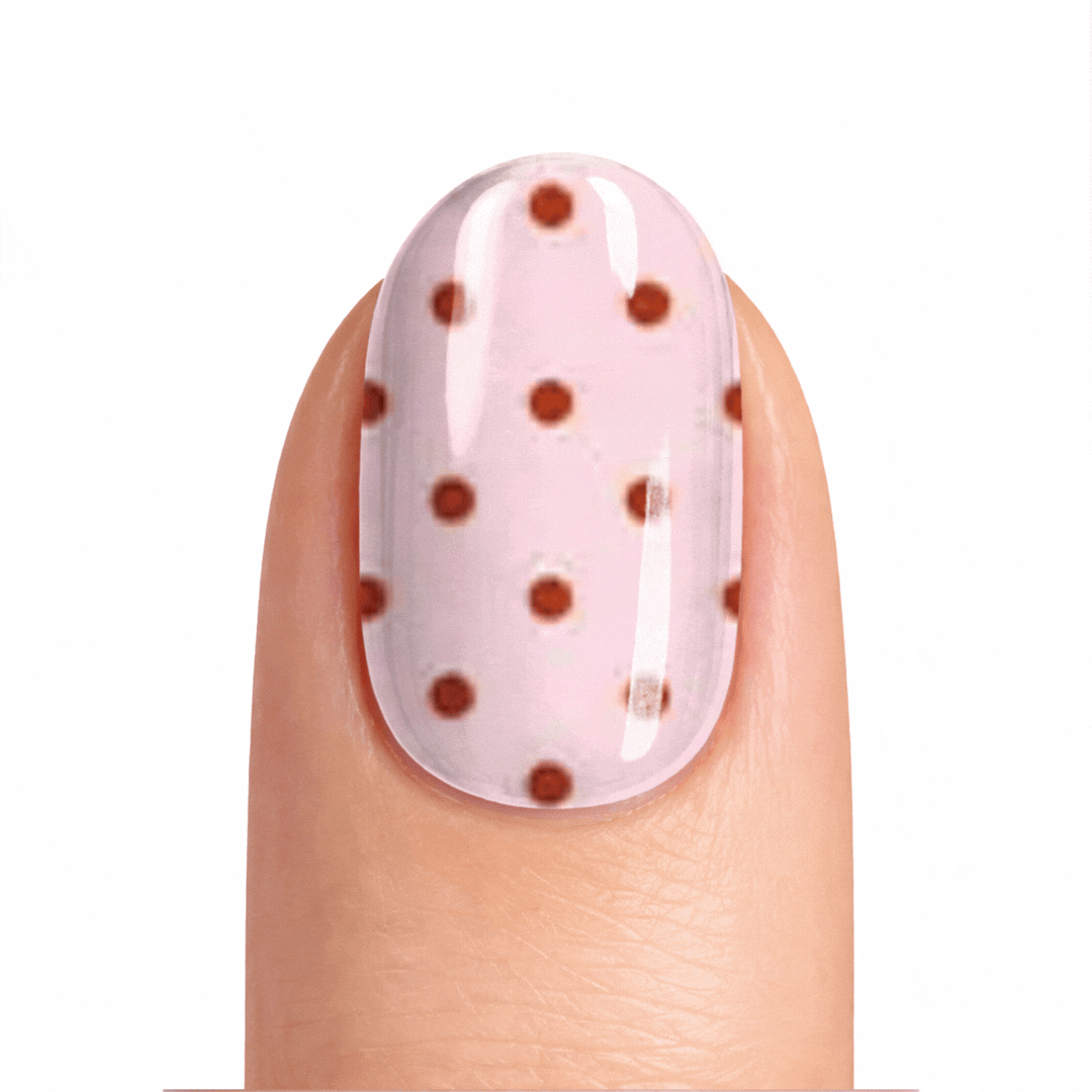 Chocolate Strawberries | Super Jellies DIY Hard Semi Cured Gel Nail Wraps