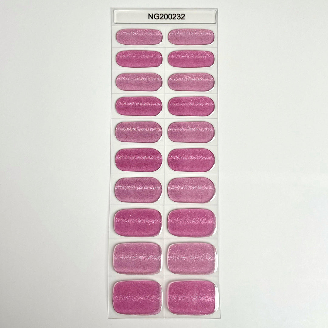 Chrome (Pink) | Super Jellies DIY Hard Semi Cured Gel Nail Wraps