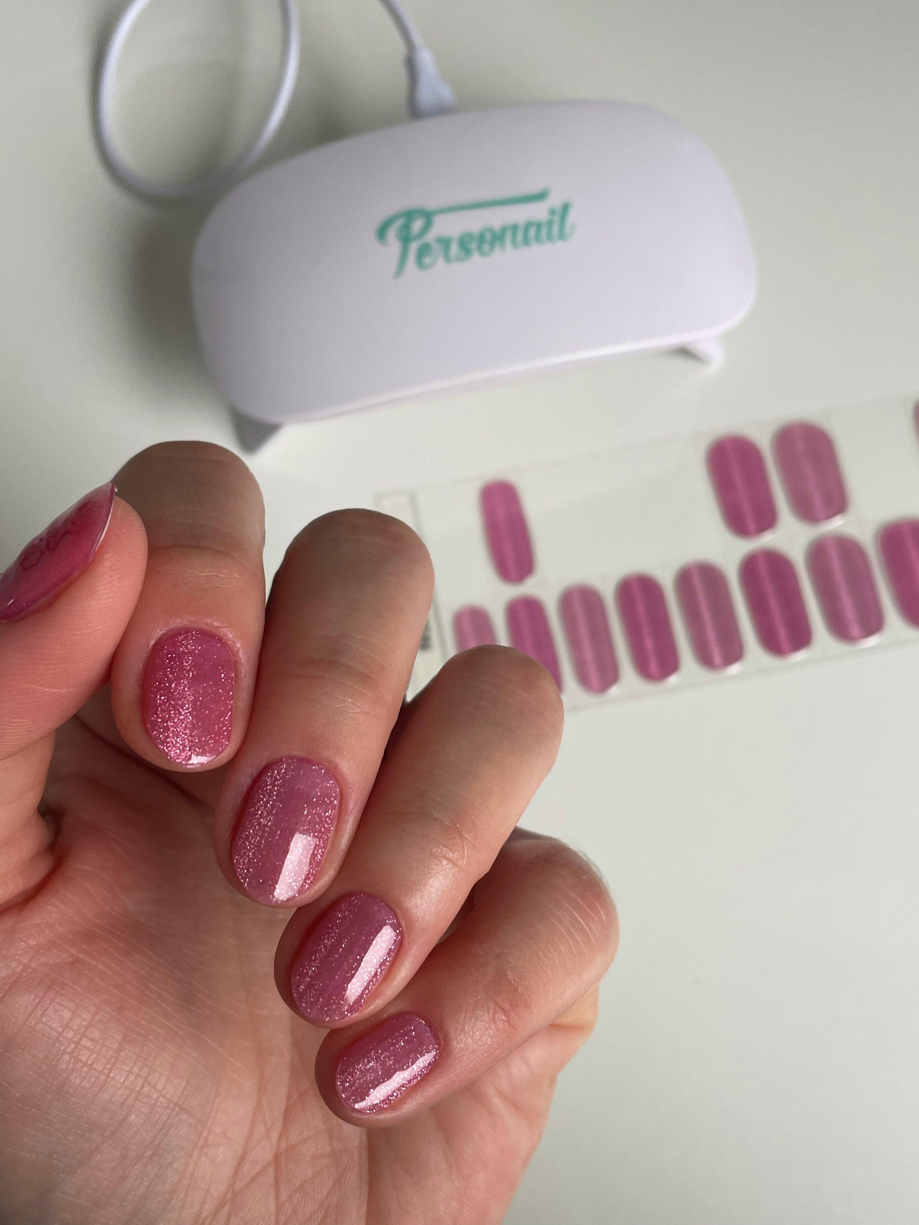 Chrome (Pink) | Super Jellies DIY Hard Semi Cured Gel Nail Wraps