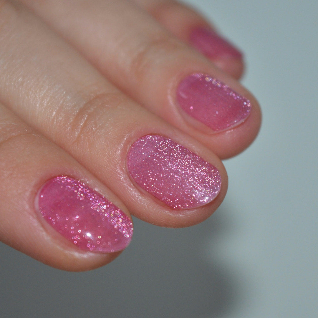Chrome (Pink) | Super Jellies DIY Hard Semi Cured Gel Nail Wraps
