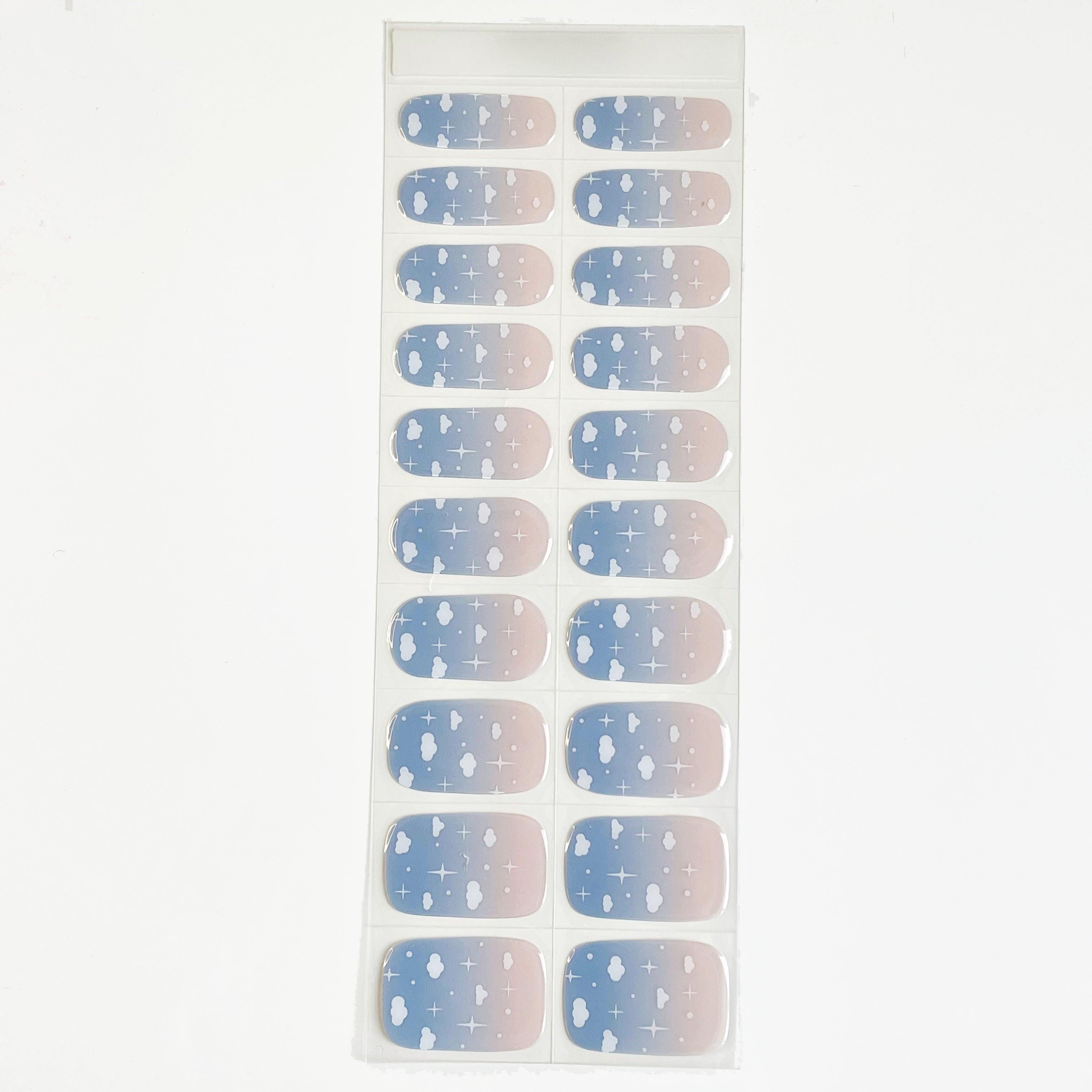 Cloudy Day | Super Jellies DIY Hard Semi Cured Gel Nail Wraps