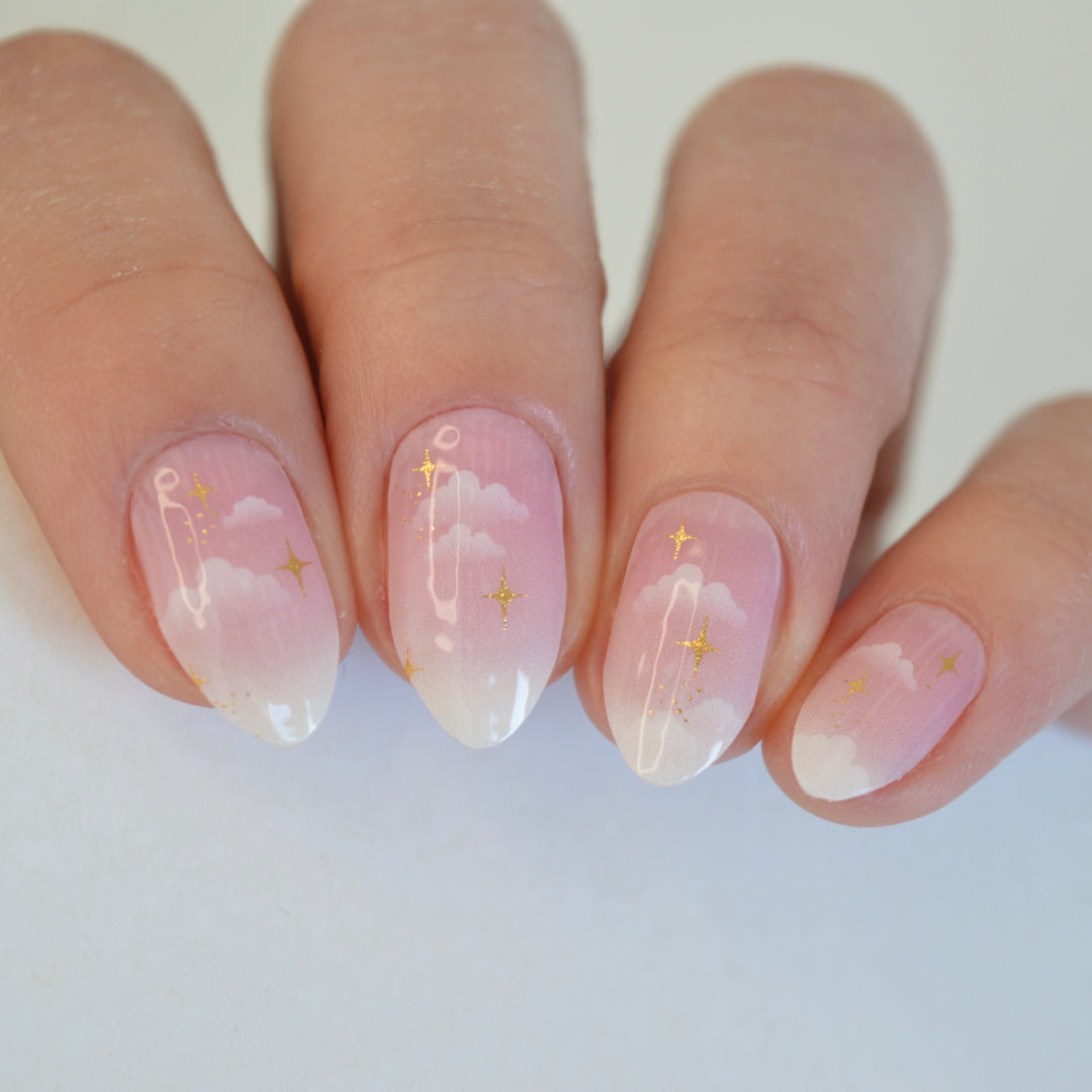Cotton Puffs | Jellies DIY Soft Semi Cured Gel Nail Wraps