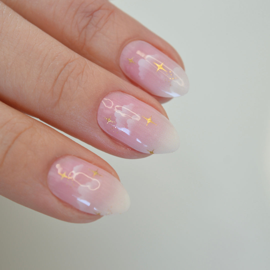 Cotton Puffs | Jellies DIY Soft Semi Cured Gel Nail Wraps